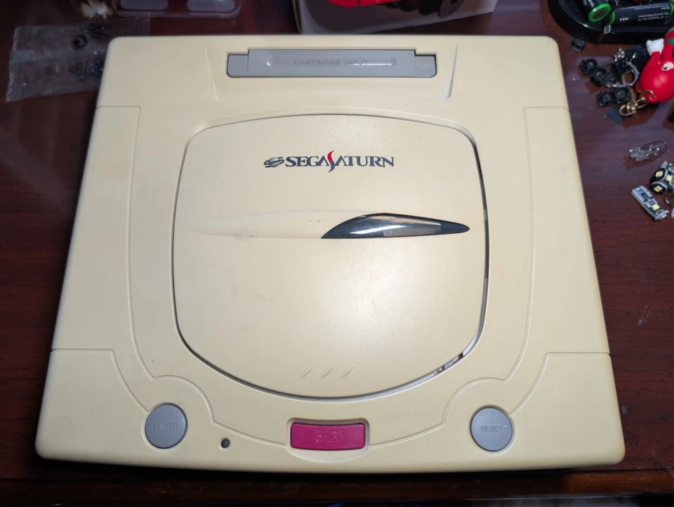 Sega Saturn HST-3220 NTSC-J With 3 OEM controllers tested functional - Image 4 of 4