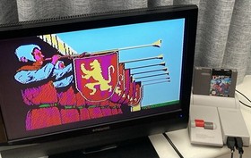 NES ~ DEFENDER OF THE CROWN ~ Nintendo Game NES-U3-ITA Game Cart Only Pal A