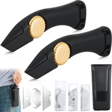 2 Sets Carpet Knife Heavy Duty Vinyl Drywall Knife Roofing with 3 Sets Different