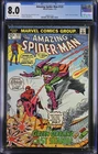 Amazing Spider-Man #122 CGC 8.0 Beautiful Book! Vol 1 Death of Green Goblin 1973
