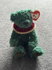 Attic Treasure Vintage Teddy Bear 1993 Ty 'Laurel' Happy Holly-days.