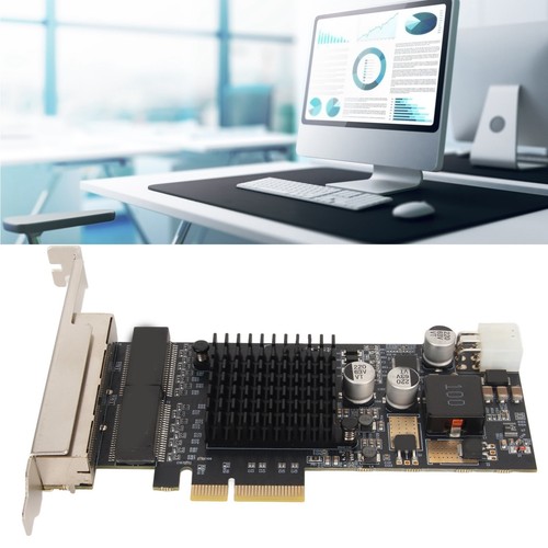 1000Mbps 4 RJ45 Port Network Card For 350 Chip PCI Express X4 NIC Gigab CB - Afbeelding 13 van 22