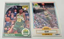 2 Shawn Kemp Rookie cards Seattle Supersonics