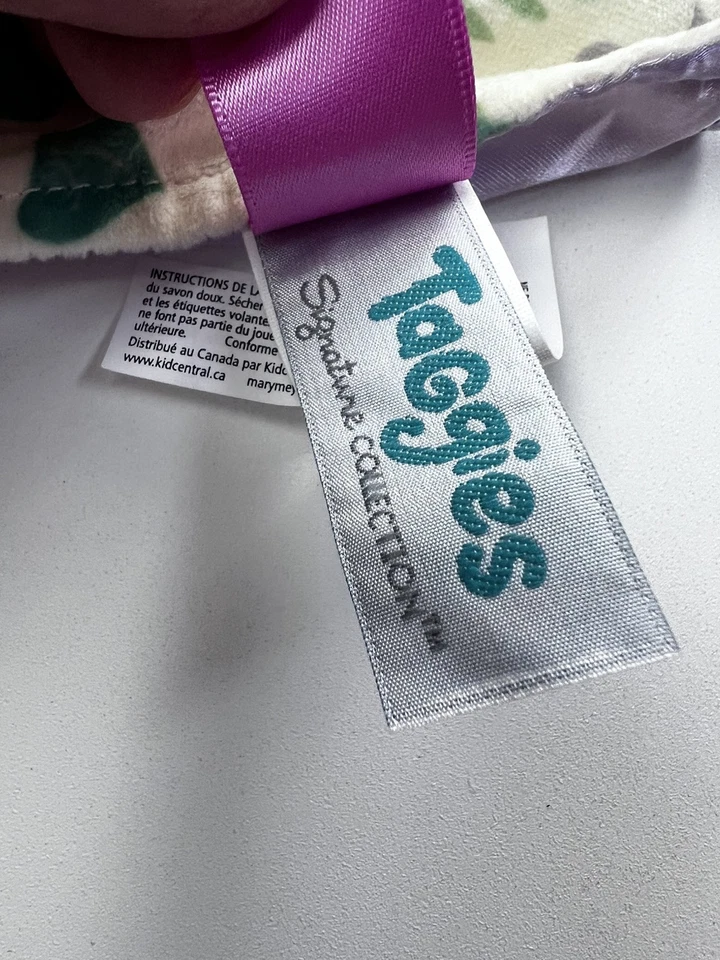 Taggies Ciervo Flora Fawn Bebé Lovey Lovie Manta de Seguridad Caracoles Púrpura Verde Foto 4 de 4