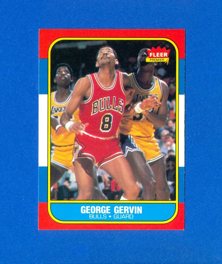 1986/1987 Fleer Basketball#36 George Gervin 86/87 Set Break Card NR/MT Condition