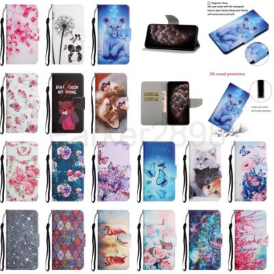 For OPPO REALME 8 5 C20 GT RENO 6 5 4 Find X3 Pro Wallet Case Leather Flip Cover