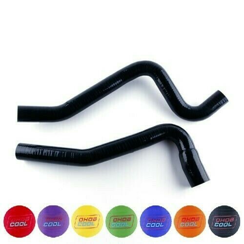 Black Silicone Radiator Hose For 77-82 Chevy Chevrolet Corvette V8 5.7L / 5.0L - Picture 1 of 12