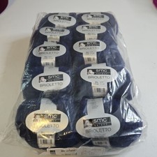 NEW Lot Of 10 Balls SMC Select BRIOLETTO Dark Blue Color 106933 1.75oz  131 Yds