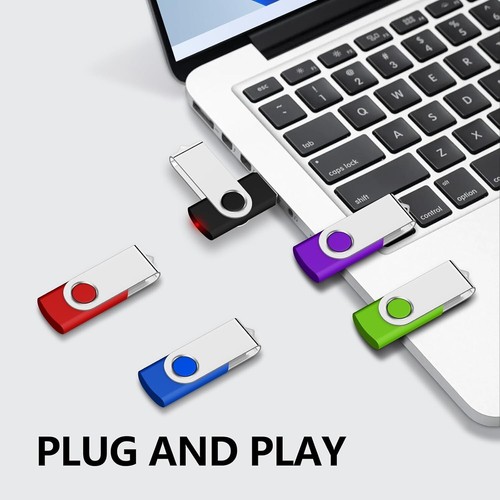 50-Pack 8GB USB Flash Drives - Colorful & Portable Memory Sticks for All Needs - Photo 4/11