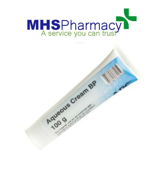 Aqueous Cream 100g Tube for Dry Skin Use as Moisturiser Emollient or