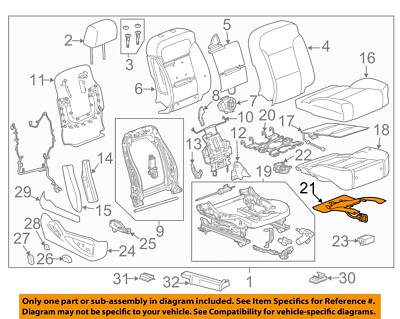 GM OEM 2015-2020 Escalade ESV Driver Seat Cushion Pad – 23291841