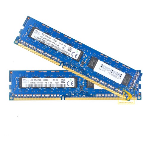 8GB SK Hynix 2x 4GB 2Rx8 DDR3 1600MHZ PC3-12800E CL11 DIMM Desktop Memory RAM #D - Picture 4 of 9