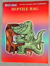 Reptile Rag One Piano, 4 Hands. Early Intermediate Duet 2003
