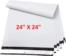 200 Pack White 24x24" Large POLY Mailer Self Seal Strong BAGS ENVELOPES SHIPPING