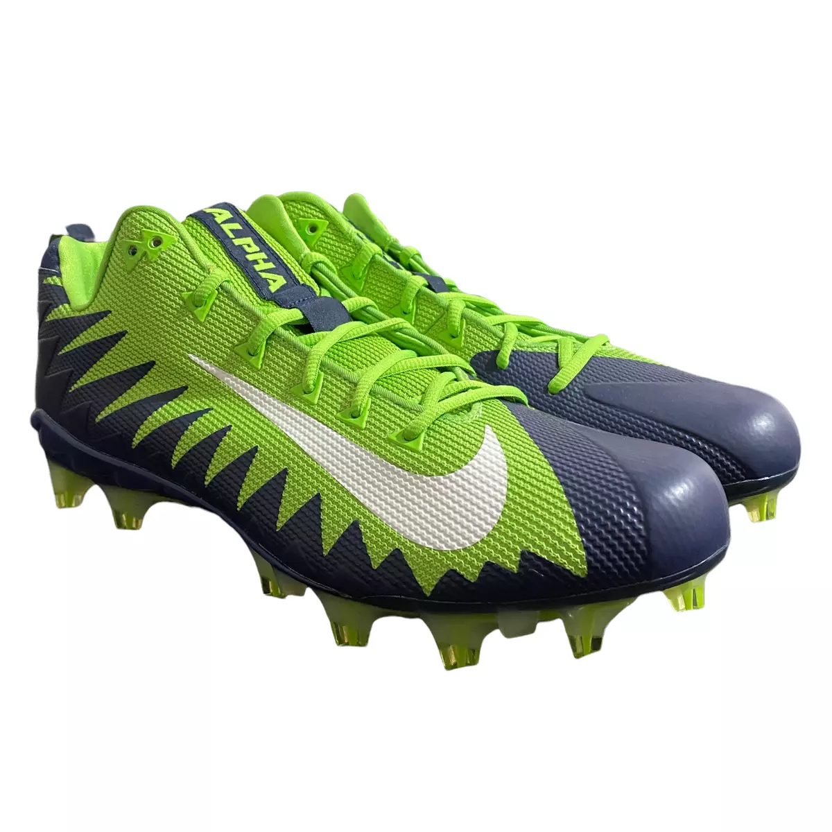 Nike Alpha Menace Pro Low TD Men s Size 14 Football Cleats Seahawks 918187 429 eBay