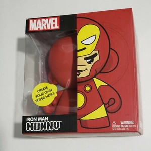 Kidrobot Marvel 6 5 Munny Ironman Action Figure Create Your Own Super Hero Open Ebay