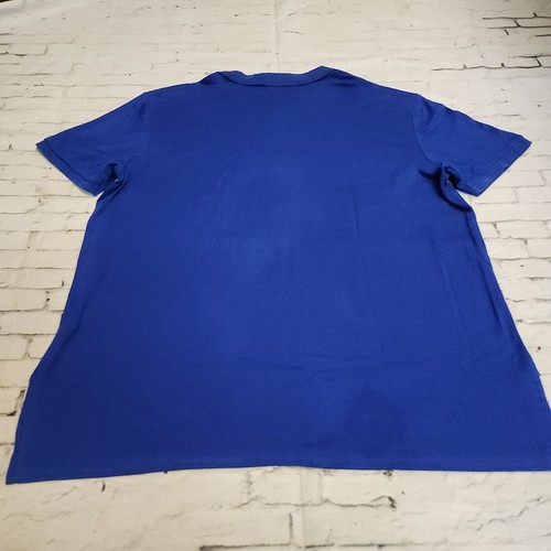 Polo Ralph Lauren Shirt Mens XXL Pima Soft Touch Short Sleeve Casual Blue FLAW - Picture 9 of 24
