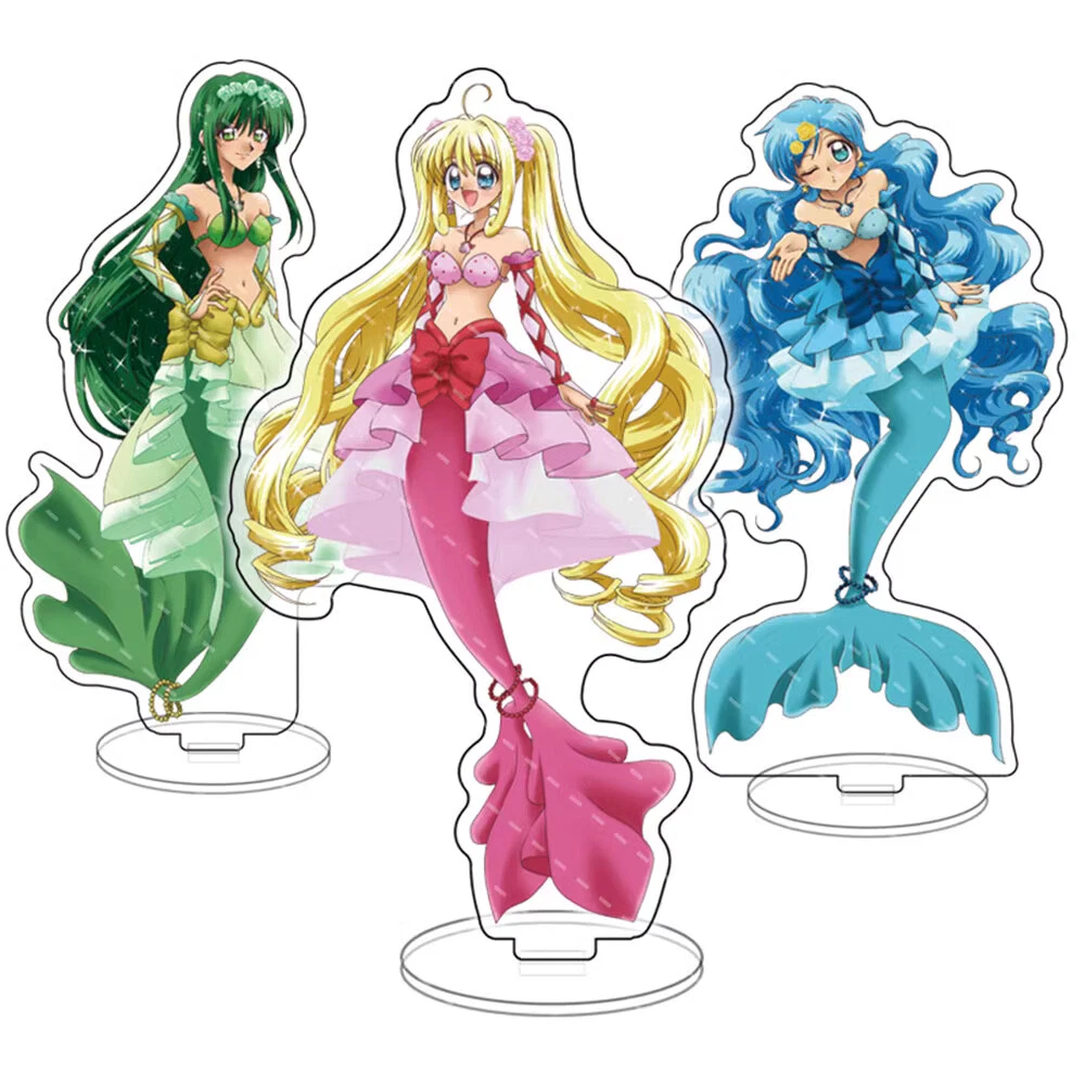 Mermaid Melody Luchia Hanon Rena Sarah Acrylic Decor Stand Display Desktop