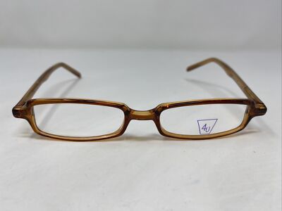 Capri 4U BROWN 48-18-140 Brown Plastic Full Rim Eyeglasses Frame -C50