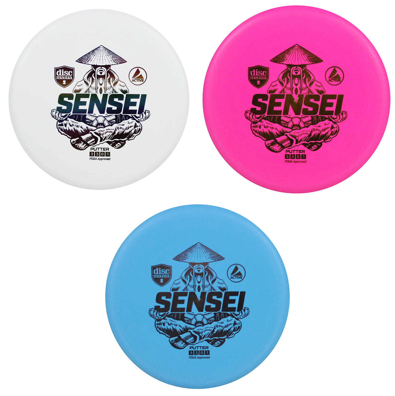 Discmania Disc Golf Sensei Putter Active Choose Color and Weight