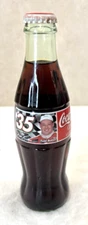ACL 1998 NASCAR-#35 Todd Bodine-Coca-Cola-8 oz-Clear Glass Soda-Pop Bottle-Full