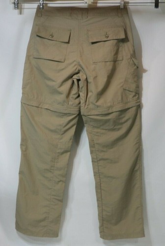 Mens Mountain Hardware Khaki Nylon Convertible Cargo Hiking Pants 32X31 Zip Off - Picture 6 of 11