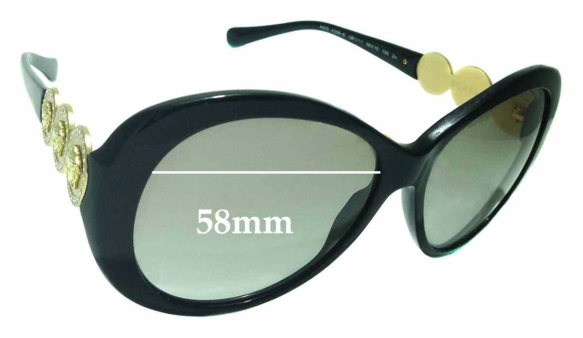 Versace 4256-B Sunglasses Versace Mod. 4256-B GB1/87 Black Frame Grey Lens Triple  main image 3