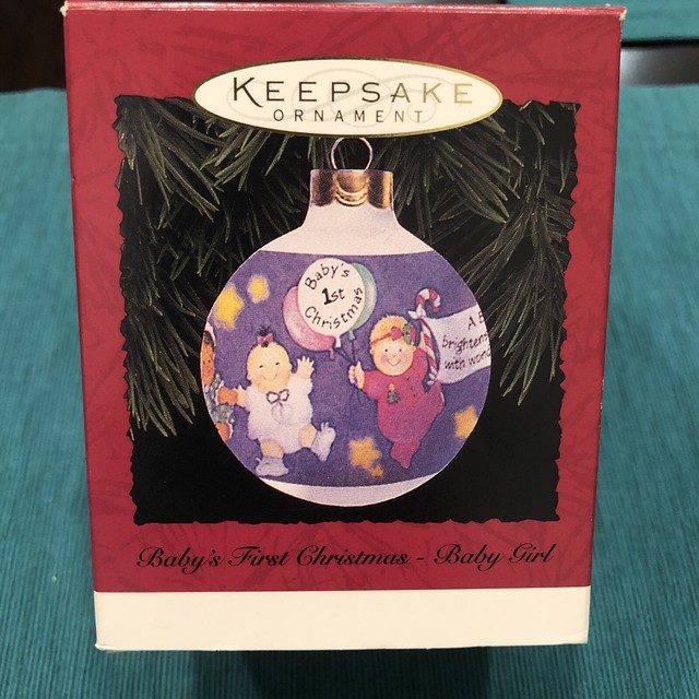 1995 baby's first christmas ornament