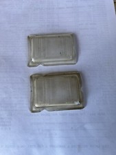 Nos 1940 Ford Flathead V8 Headlight Marker Lens New Glass