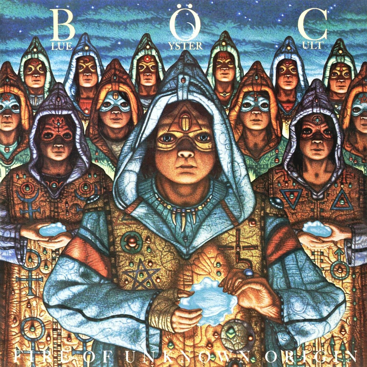Blue Oyster Cult Fire Of Unknown Origin 12x12 Album Cover Replica