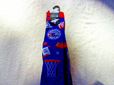NWT Stance basketball socks, men's L, blue, red, Infiknit, 76ers or Rockets