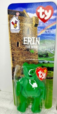 Ty Beanie Babies (Erin, Britannia, Glory, Maple) with Oak Brook