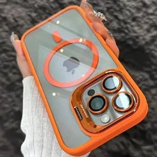 Camera Stand Mag Safe Case for iPhone 17 Air 16 15 14 13 Pro Max  Lens Protector