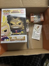 Image of My Hero Academia Funko Pop GameStop Exclusive Lot All Might Funko, Pen & Bakugo