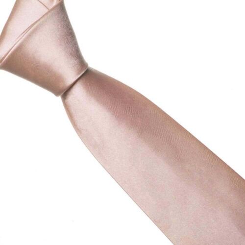Mens Formal Casual Wedding Groomsmen Solid Plain Colour 8 or 10cm Necktie Ties - Picture 31 of 92