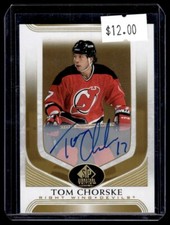 2020-21 SP Signature Edition Legends Gold Spectrum Foil Autographs Tom Chorske