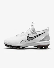 Nike Force Zoom Trout 9 Elite Low MCS White Baseball Cleats FZ0884-102 Sz 11