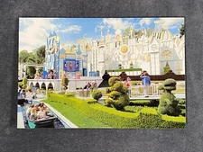 It's A Small World Disneyland Postcard Unused Vintage