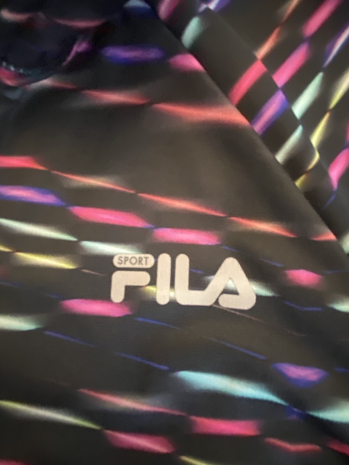 fila sport giacca donna M performance 1 4 zip nero multi