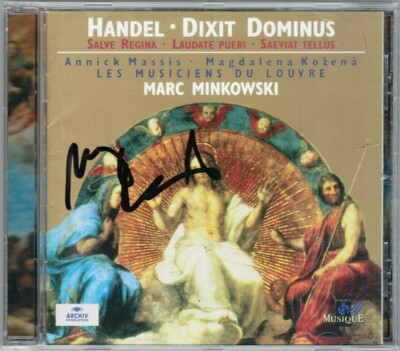 Magdalena KOZENA Signiert HANDEL Dixit Dominus Salve Regina MASSIS MINKOWSKI CD