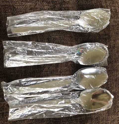 Set of 4 Enjoy Grapefruit Spoons S/S China New In Wrappers - Picture 2 of 6