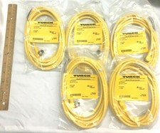 Turck 5 Pin Connector Cable Lot of 5 WK 4.41T 3.1/S529 U-14980 NIP