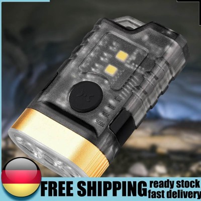 IP65 Waterproof Emergency Lamp Multifunctional LED Keychain for Outdoor Camping