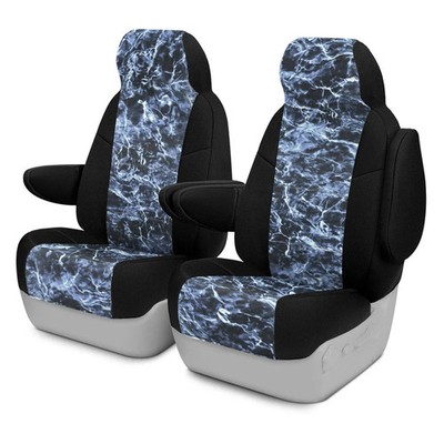 Coverking Mossy Oak 1st Row Elements Bluefin Custom Seat Covers