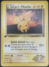 Pokemon TCG Lt. Surge's Pikachu Gym Challenge Common 1st Edition 84/132 NM