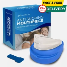 Stop Snoring Mouthpiece Sleep Apnea Guard Bruxism Anti Snore Pure Grind Aid Tray