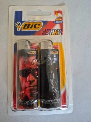 TERMINATOR T3 - LOT 2 BRIQUETS POUR COLLECTION - LIMITED COLLECTION 2003 – BIC - Photo 1/2
