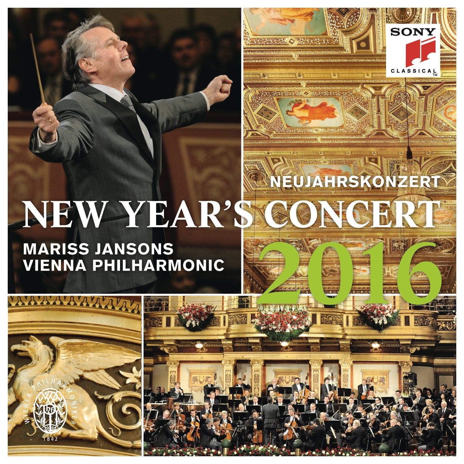 Новогодний концерт Марисс Янсонс 2016 / Neujahrskonzert 2016 (CD) (ИМПОРТИРОВАН ИЗ Великобритании)