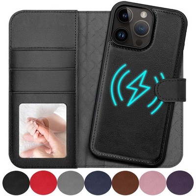 Klapphülle Hülle für iPhone 14 Pro Max Case 2in1 magnetisch abnehmbar Handyhülle