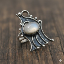 Natural Crazy Lace Agate Ring Size 8 Handmade Sterling Silver Gemstone Jewelry